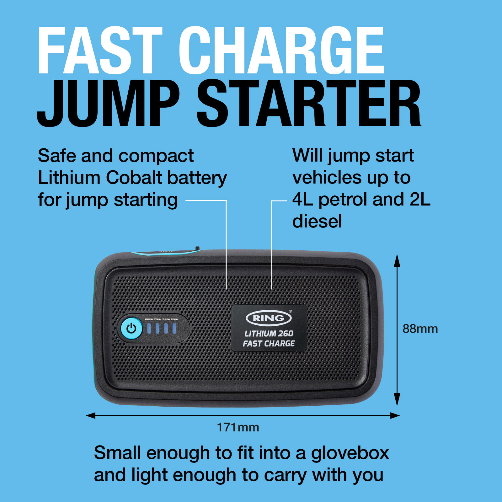 does jump starter charge battery